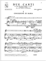 2 Canti - Contilli - Partition - Mélodies